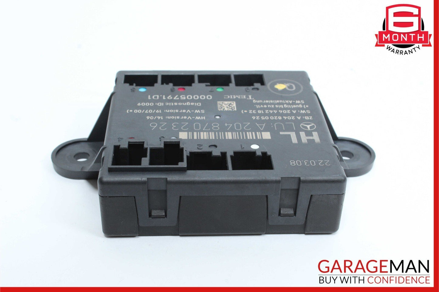 08-18 Mercedes W204 C300 CLS550 GLK350 Rear Left Side Door Control Module OEM