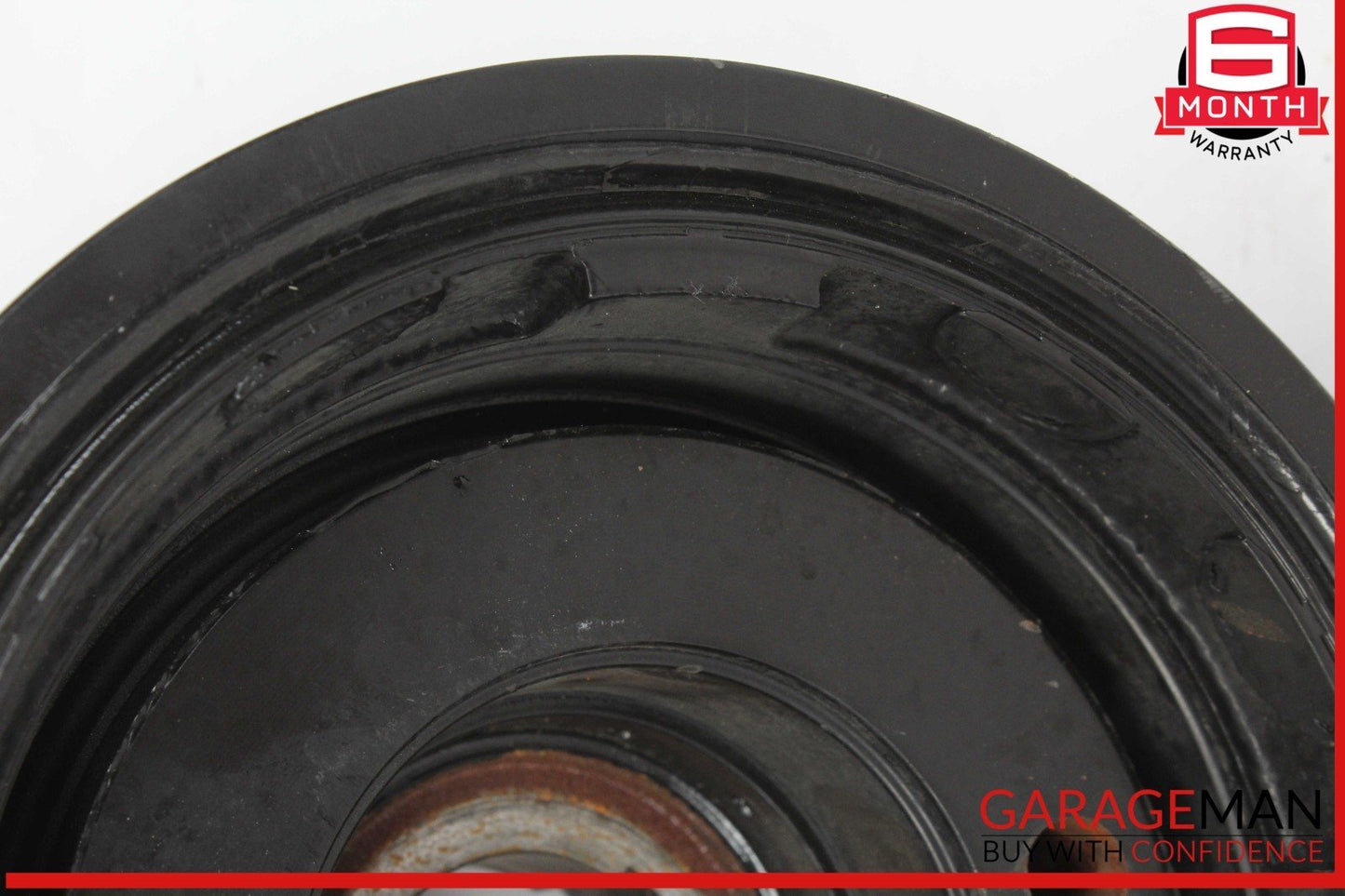 05-12 Mercedes W211 E350 Engine Motor Crankshaft Pulley Vibration Damper