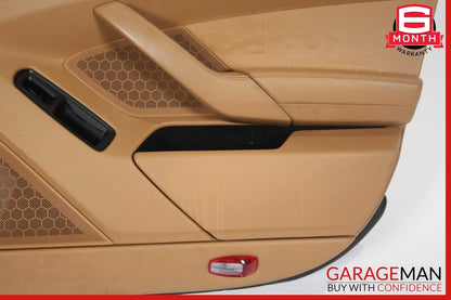 10-16 Porsche Panamera 970 Front Right Interior Door Panel Trim Cover Assy Beige