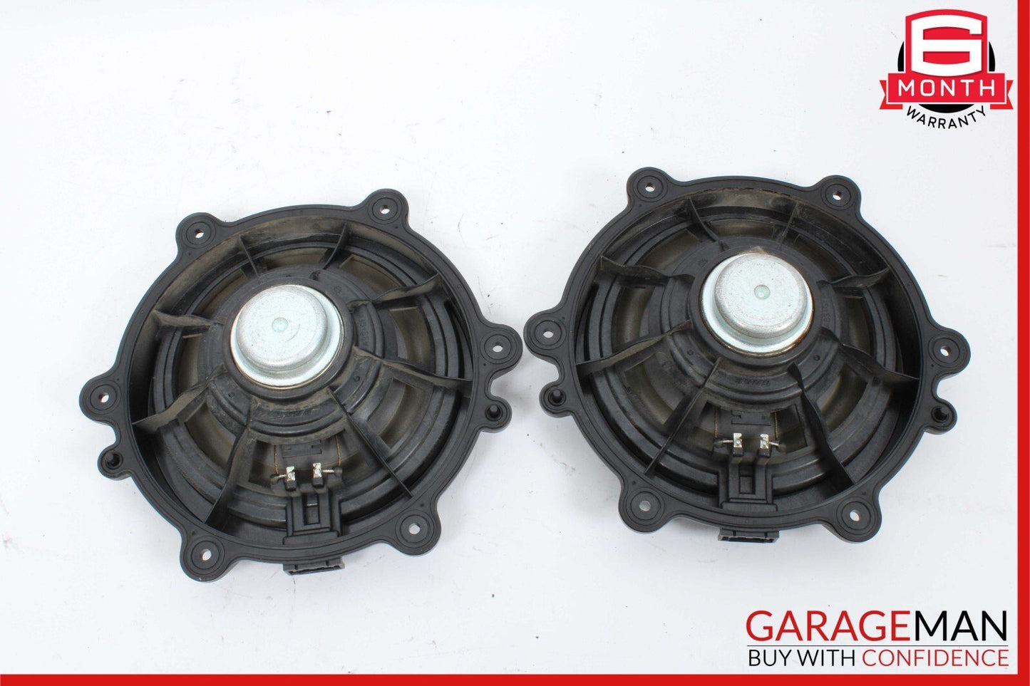 11-18 Porsche Cayenne 958 S Rear Left & Right Side Door Audio Sound Speakers Set