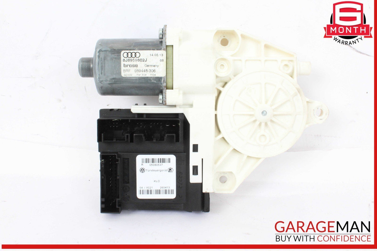 11-15 Audi TT TTS Quattro Front Right Passenger Side Window Regulator Motor OEM