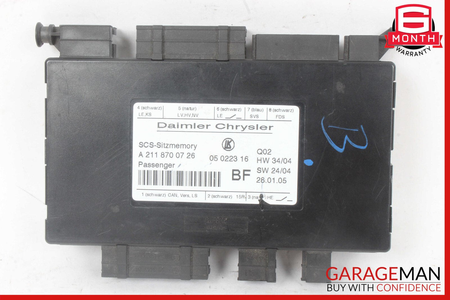 03-13 Mercedes R350 CLS500 E350 Front Right Side Seat Control Module Unit