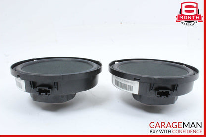 08-14 Mercedes W204 C250 C300 Rear Right & Left Door Sound Speakers Set of 2 OEM