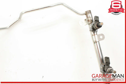 07-15 Mercedes CLS63 AMG W219 Fuel Injector Rail w/ Injectors 1560701895