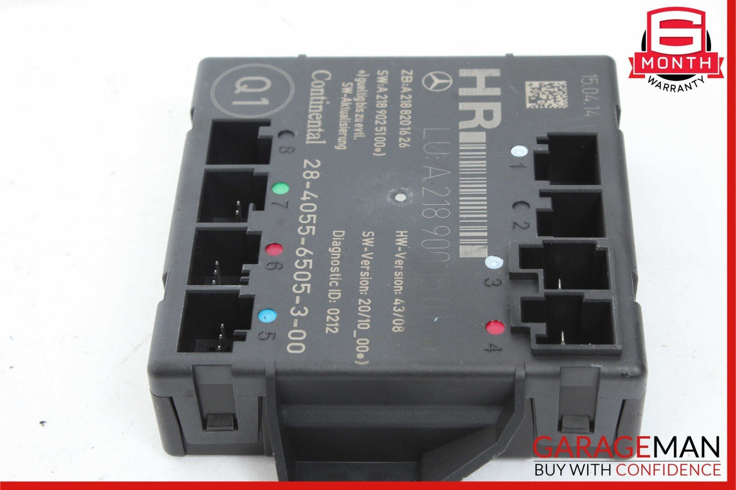 08-18 Mercedes W204 C250 CLS550 Rear Right Side Door Control Module Unit OEM