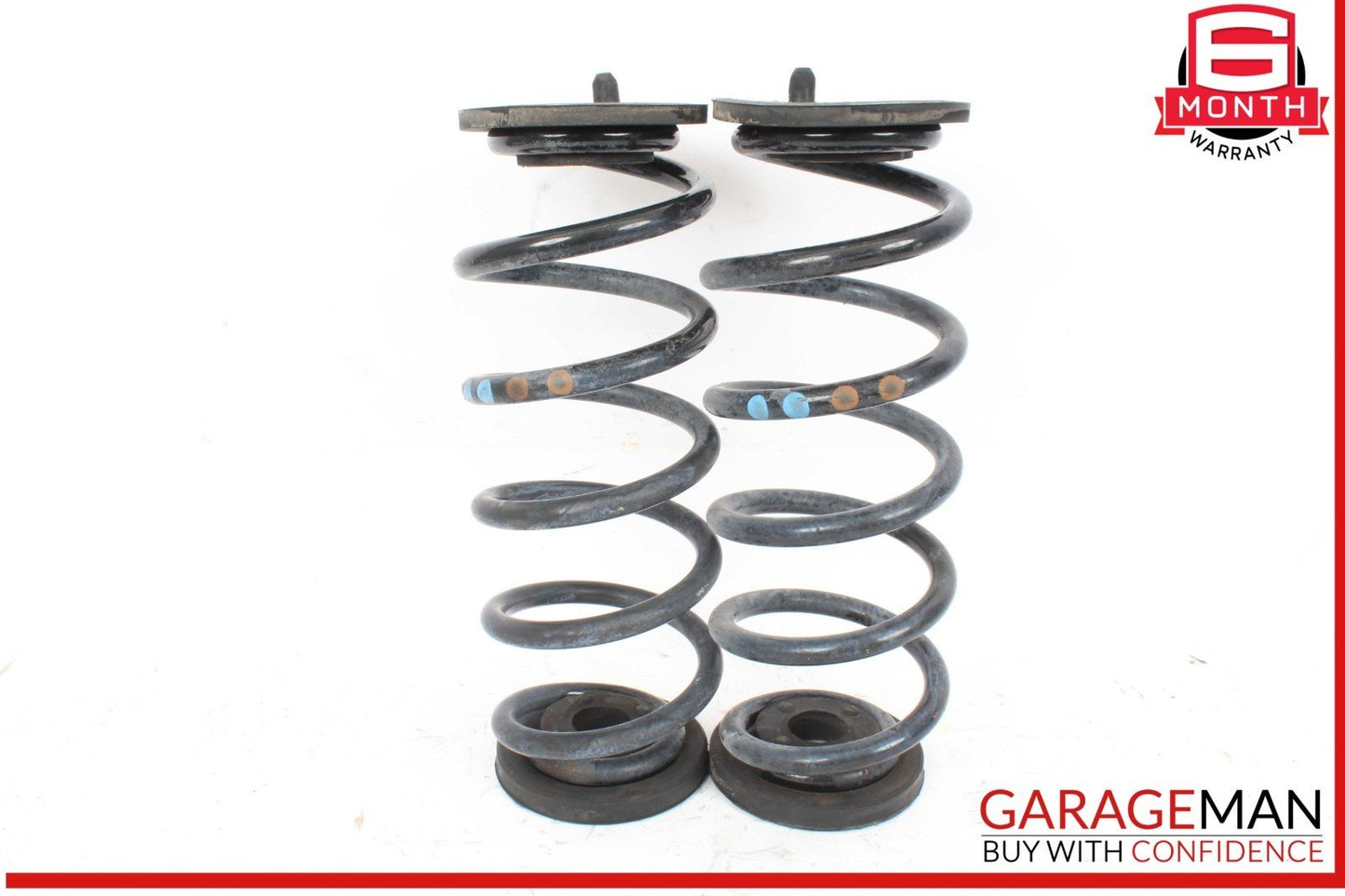 08-15 Audi TT TTS Rear Left or Rear Right Side Coil Spring Set of 2 OEM