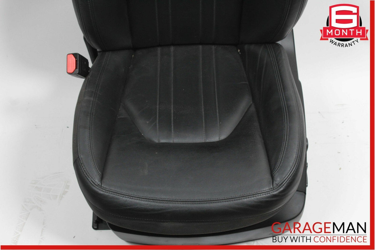 14-17 Maserati Ghibli Front Left Side Complete Seat Cushion Cover Assembly Black
