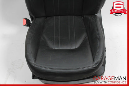 14-17 Maserati Ghibli Front Left Side Complete Seat Cushion Cover Assembly Black