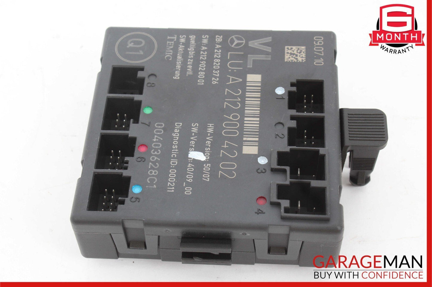 08-18 Mercedes W212 E350 C250 SLK350 Front Left Side Door Control Module OEM