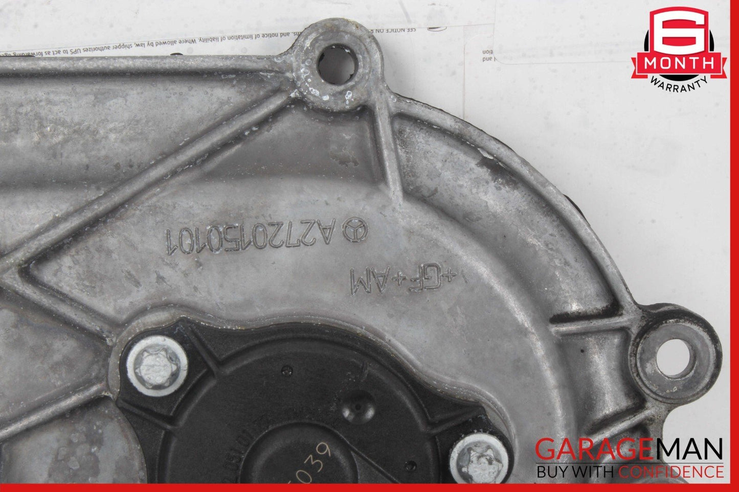 06-13 Mercedes W251 R350 S550 Front Right Engine Timing Chain Cover Plate OEM