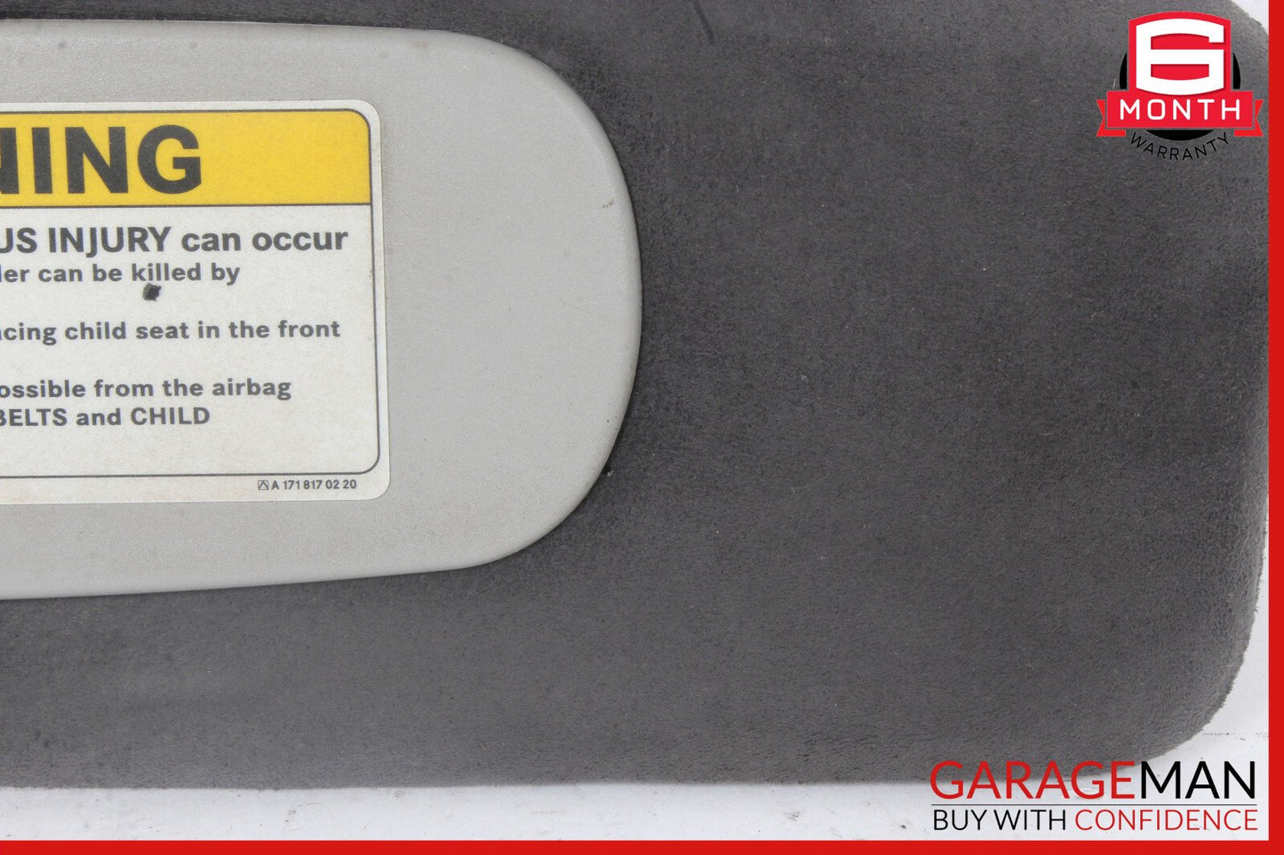 03-06 Mercedes R230 SL500 SL55 AMG Right Side Sun Visor Shade OEM