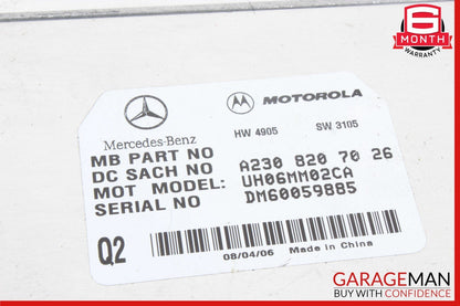 06-12 Mercedes GL450 E350 SL550 Communication Control Module Unit 2308207026