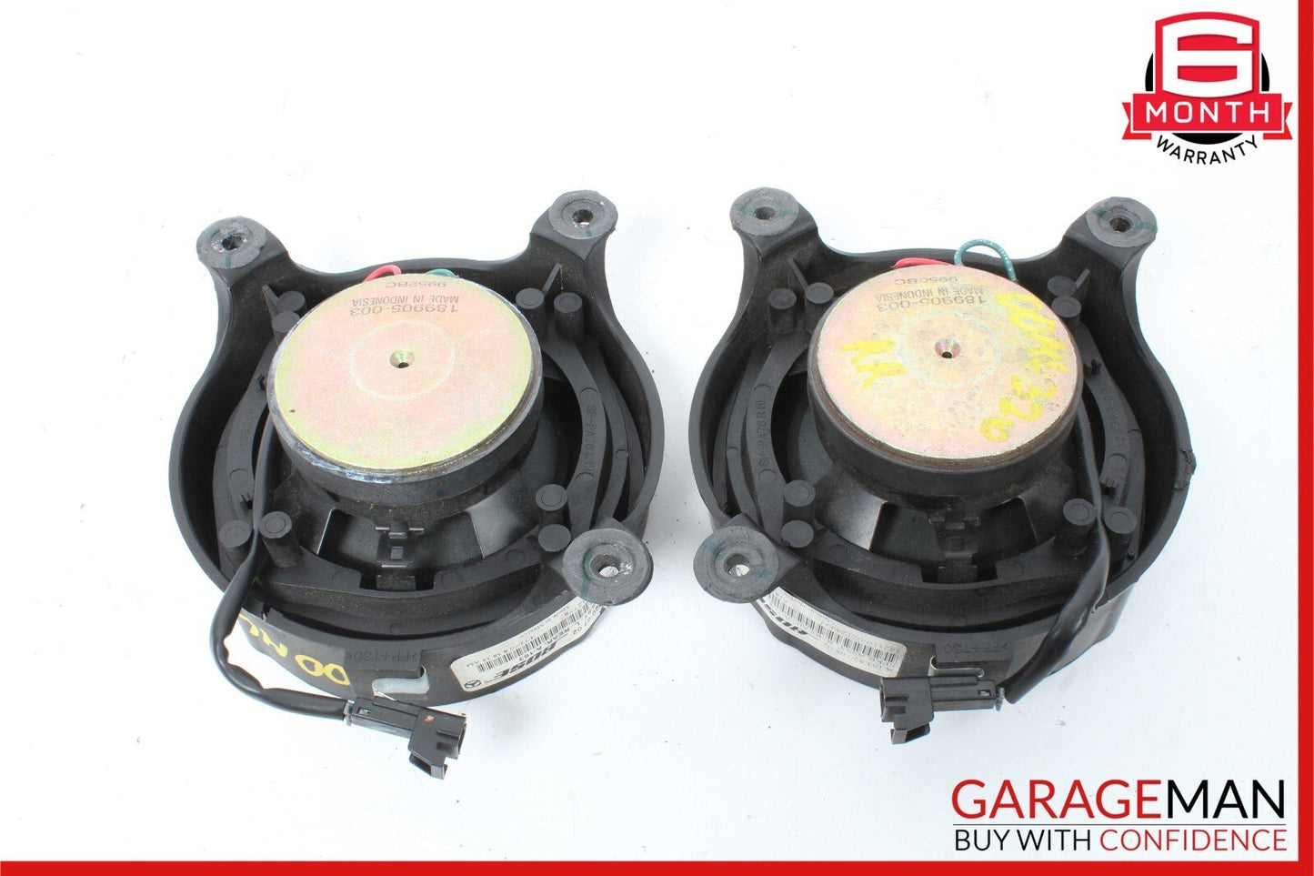 00-05 Mercedes W163 ML320 Rear Right & Left Side Door Audio Speakers Set OEM