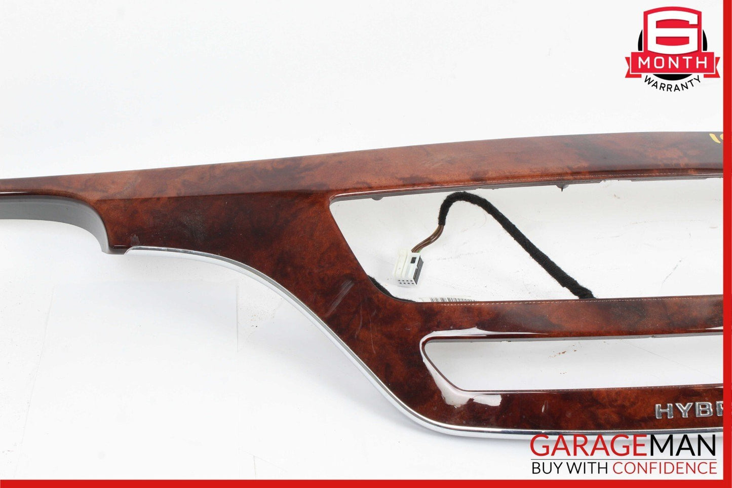 10-13 Mercedes W221 S400 Hybrid Center Dash Dashboard Trim Bezel Molding Wood