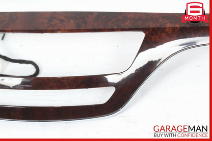 07-13 Mercedes W221 S550 S500 Dashboard Center Trim Molding Cover Panel Wood
