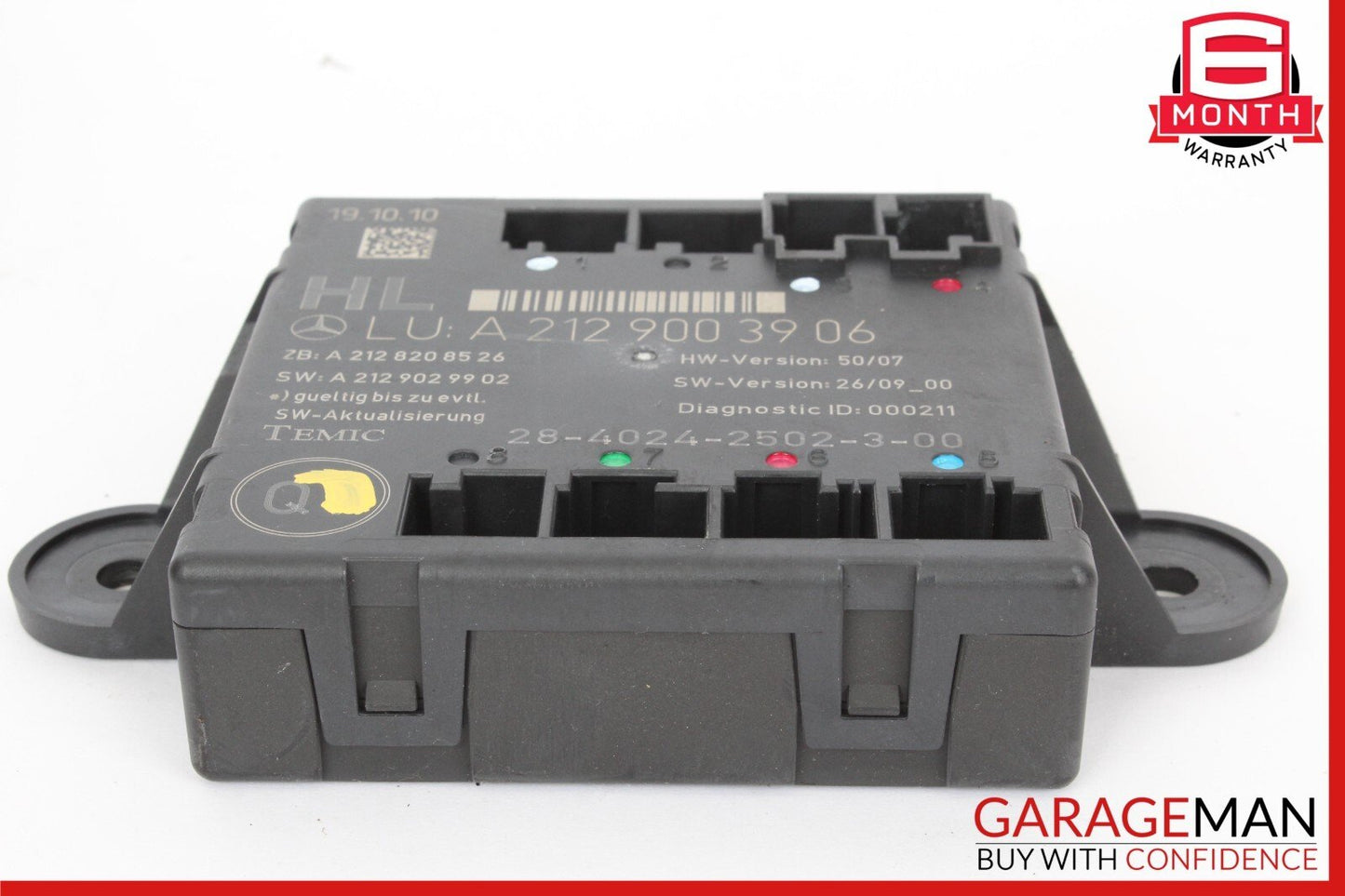 08-18 Mercedes W204 C300 4MATIC Rear Left Side Door Control Module OEM