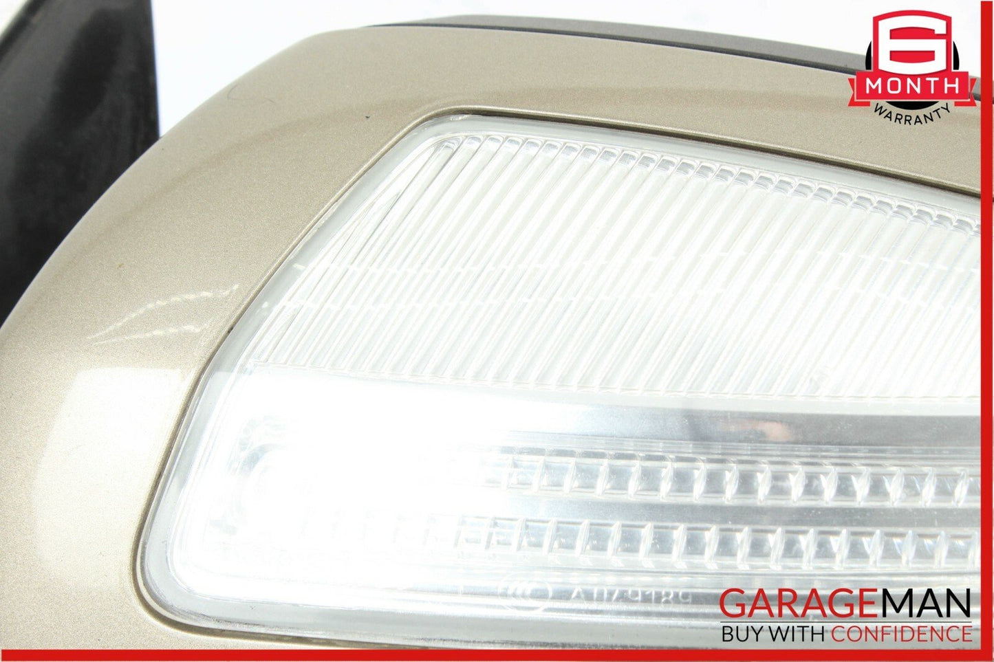 08-09 Mercedes W204 C300 C63 AMG Front Left Side Mirror Door Rear View Beige