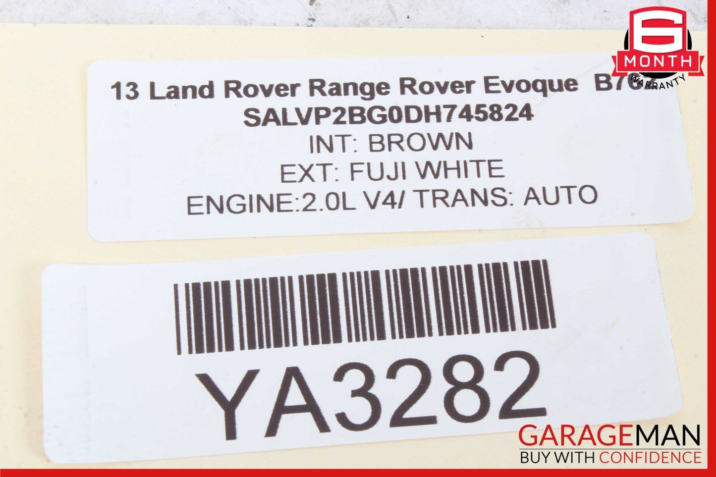 12-13 Range Rover Evoque L538 Rear Left / Right Side Door Control Module OEM