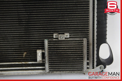 03-08 Mercedes R230 SL500 Engine Motor Radiator AC A/C Condenser Oil Cooler Assy