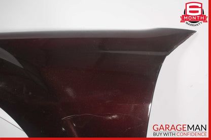 07-13 Mercedes W221 S550 Front Left Side Wing Fender Panel Cover Carneol Red