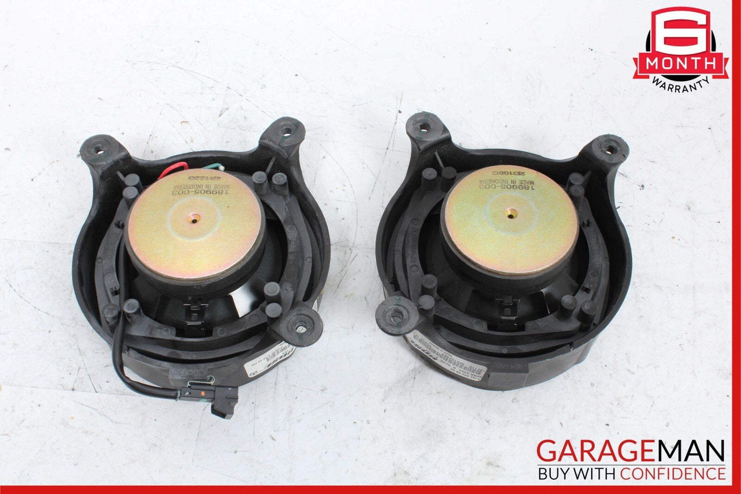 02-05 Mercedes W163 ML320 ML55 AMG Door Sound Audio Speaker Set of 2 Pc