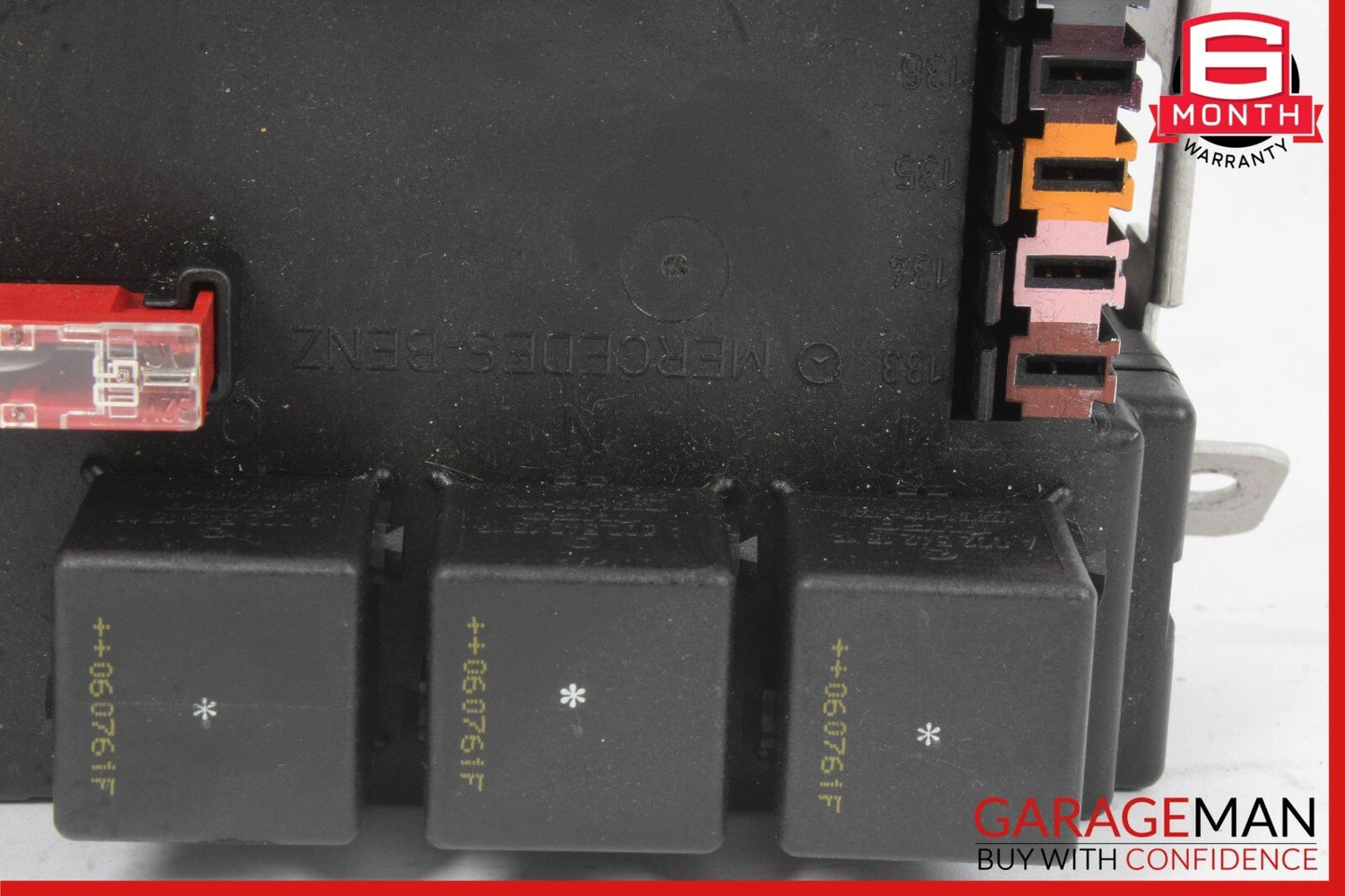 07-13 Mercedes W221 S550 CL550 Rear Trunk Fuse Box Relay Block 2215403050 OEM