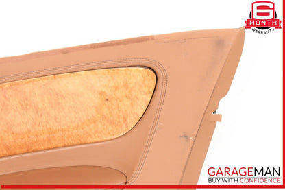07-11 Bentley Continental GTC Rear Right Side Interior Door Panel Brown OEM