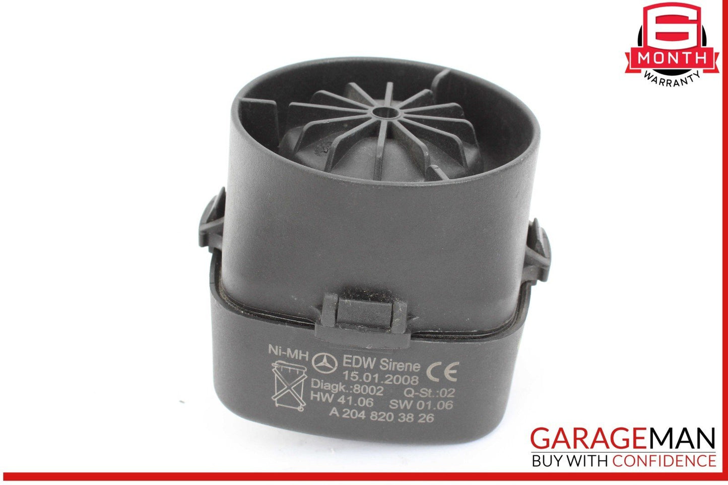 08-11 Mercedes W204 C300 C350 Anti Theft Alarm Signal Horn Siren 2048203826 OEM