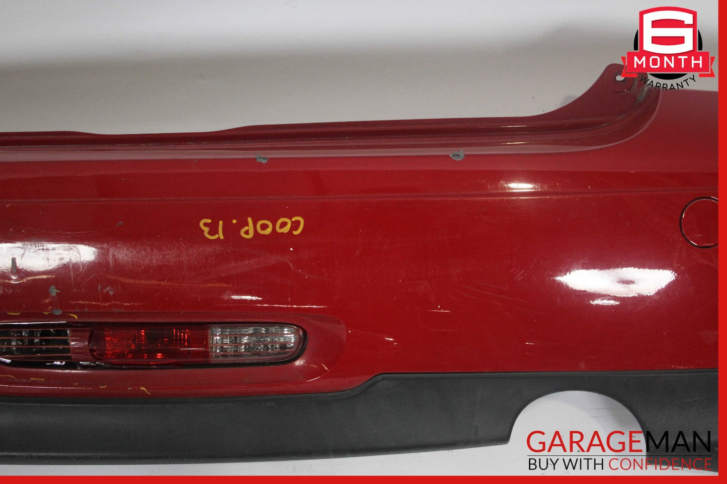 11-15 Mini Cooper Rear Bumper Cover Red OEM