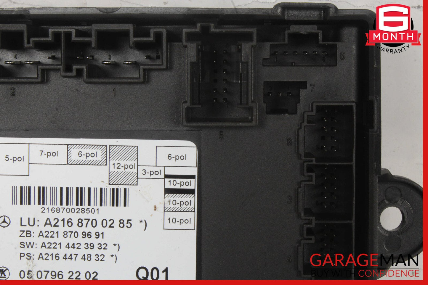 07-14 Mercedes W216 CL550 CL600 CL63 AMG Right Passenger Door Control Module OEM