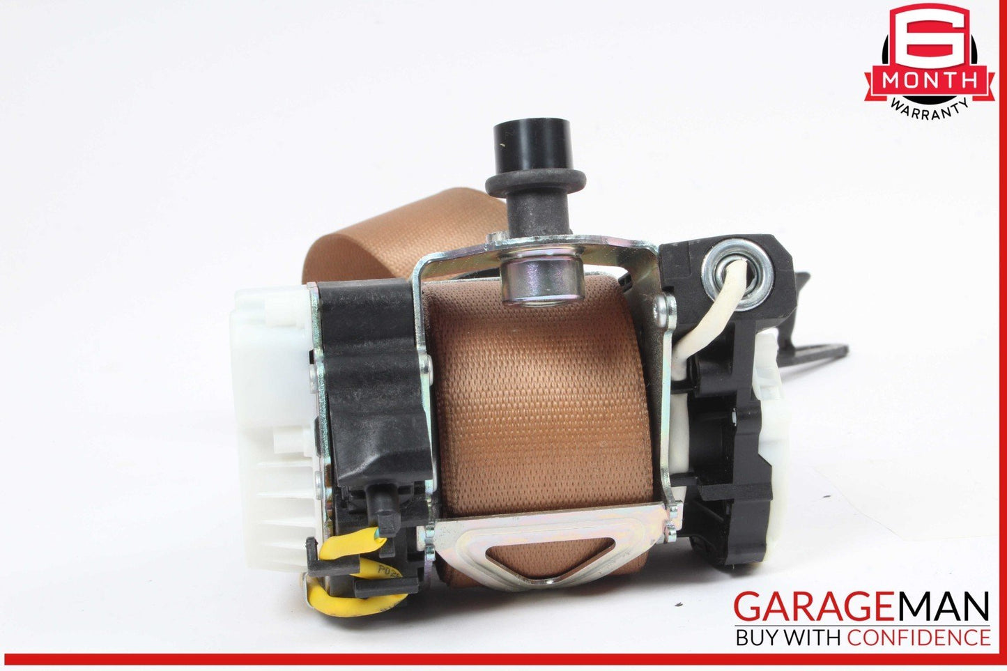 10-16 Porsche Panamera 970 Front Right Passenger Side Seat Belt Brown OEM
