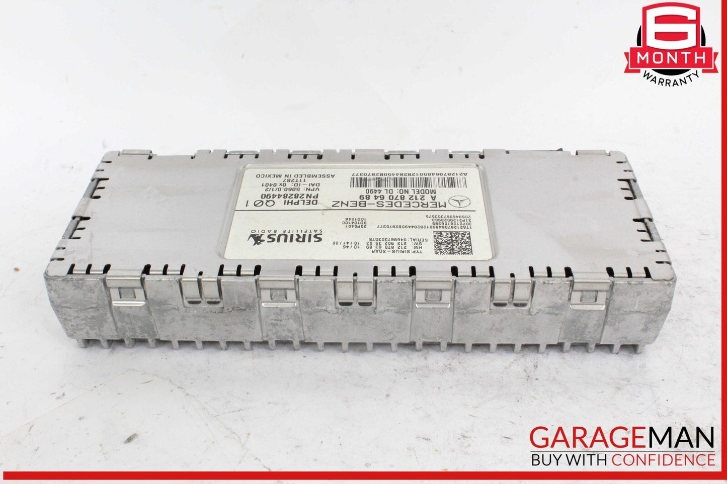 08-12 Mercedes W204 C250 Sirius Satellite Radio Receiver Module 2128706489 OEM