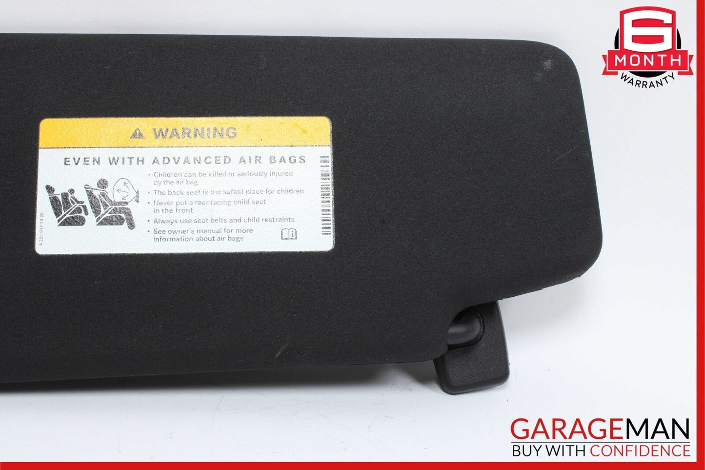 Mercedes W204 C250 C350 E350 Coupe Right Side Sun Visor Shade Sunvisor Black