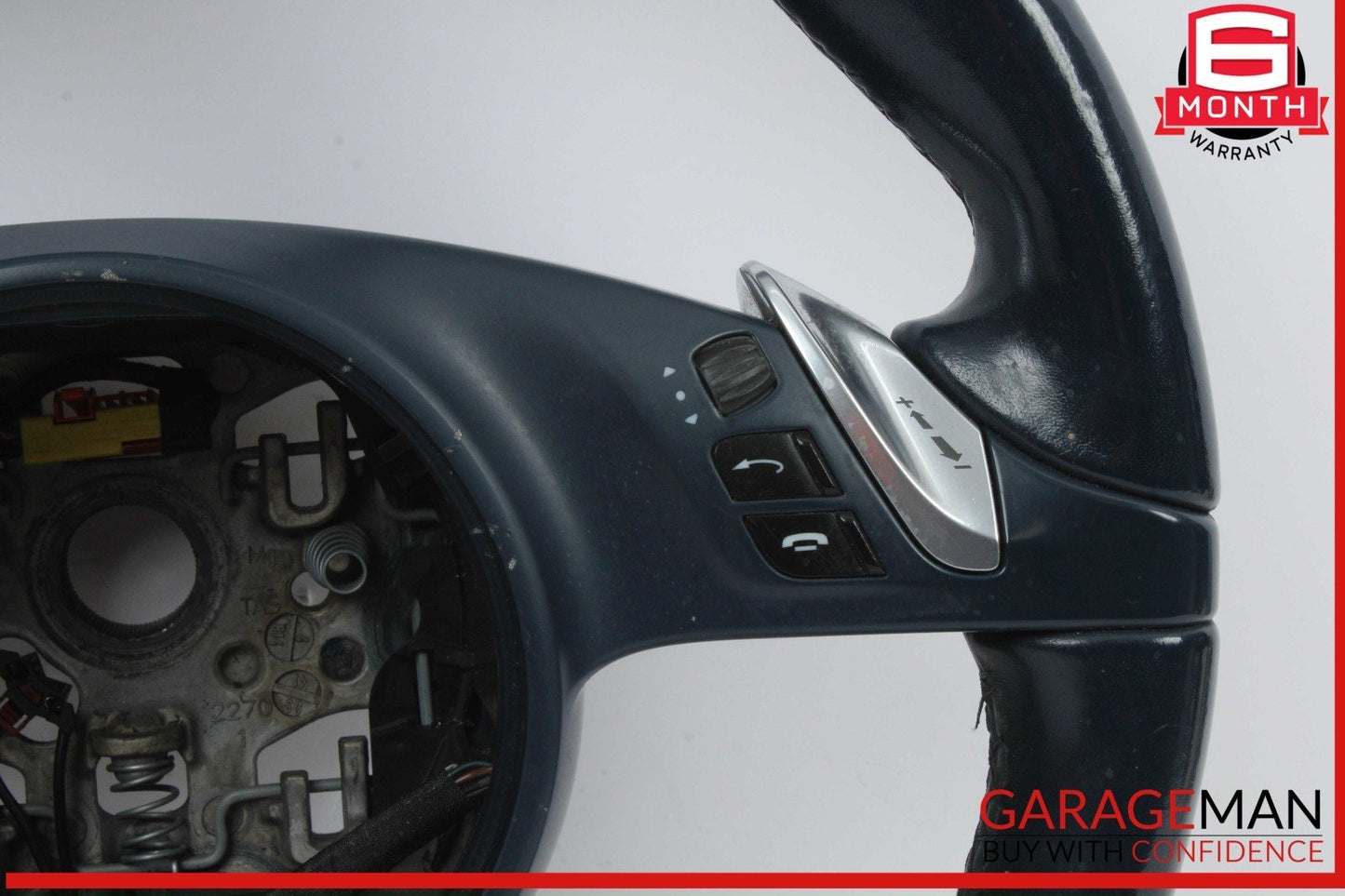 10-16 Porsche Panamera 970 / Cayenne Steering Wheel w/ Paddle Shifters Black OEM