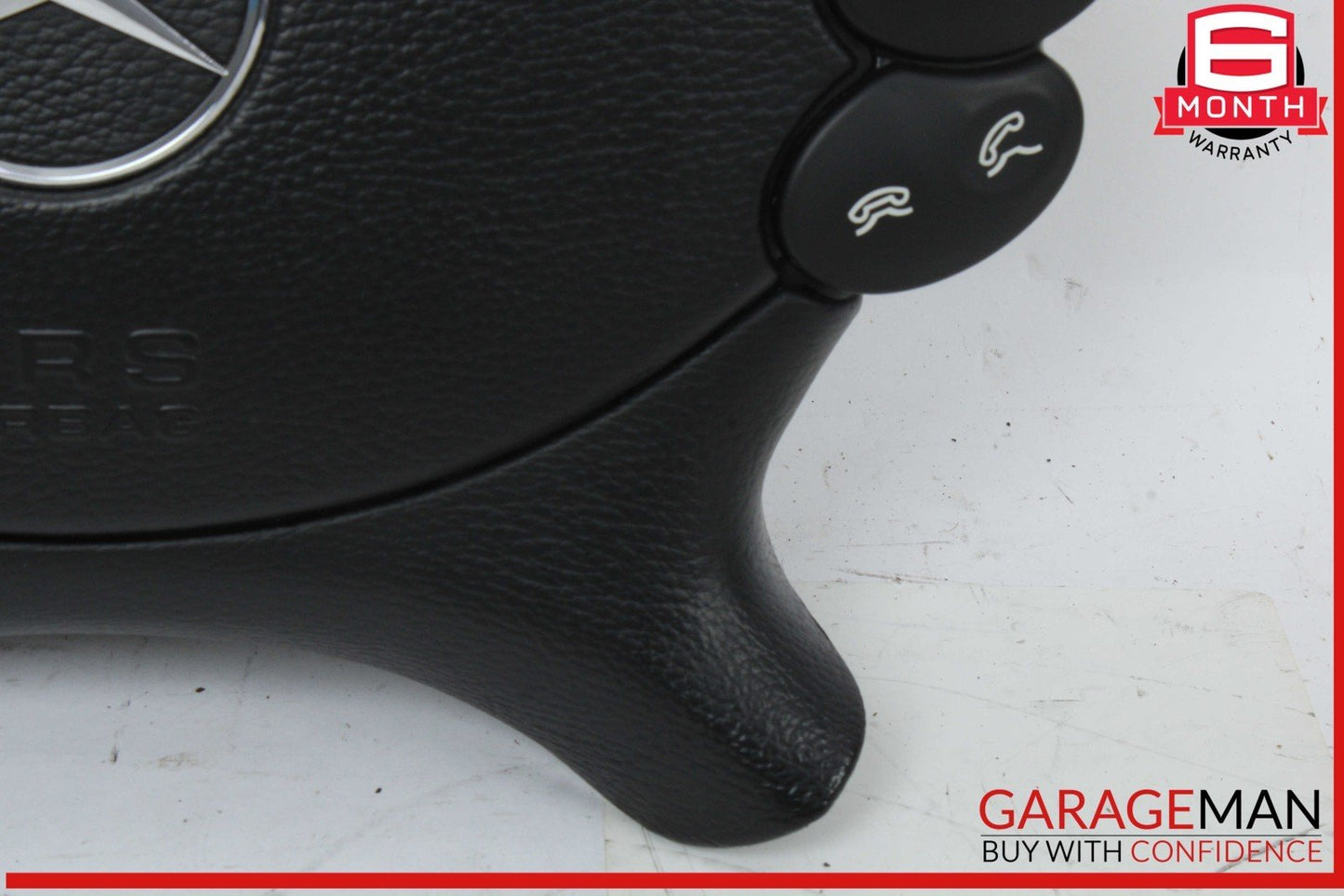 03-12 Mercedes R230 SL500 CLS550 Steering Wheel Airbag Air Bag Black OEM