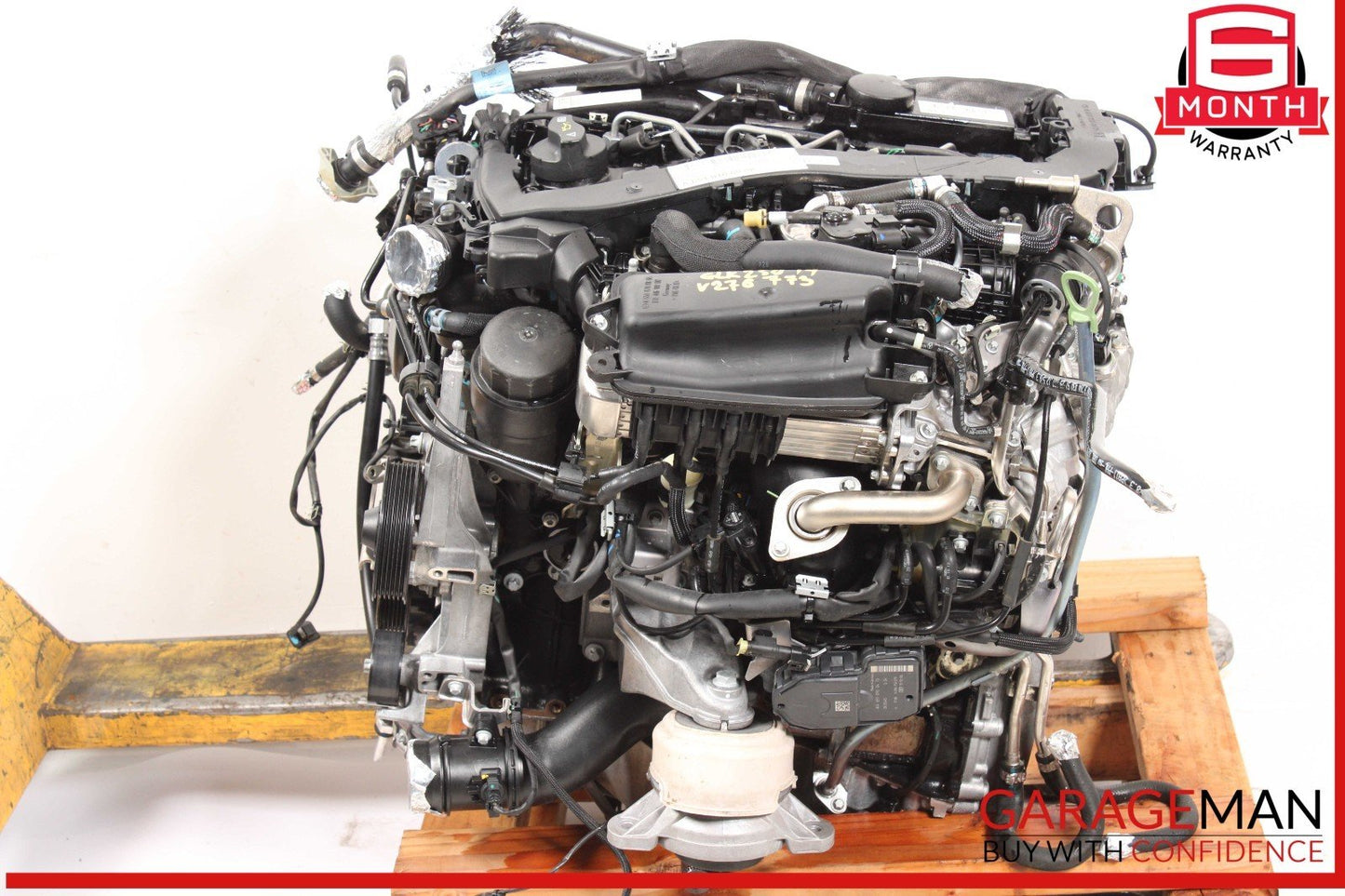 13-15 Mercedes X204 GLK250 Engine Motor Block Assembly OEM 131k
