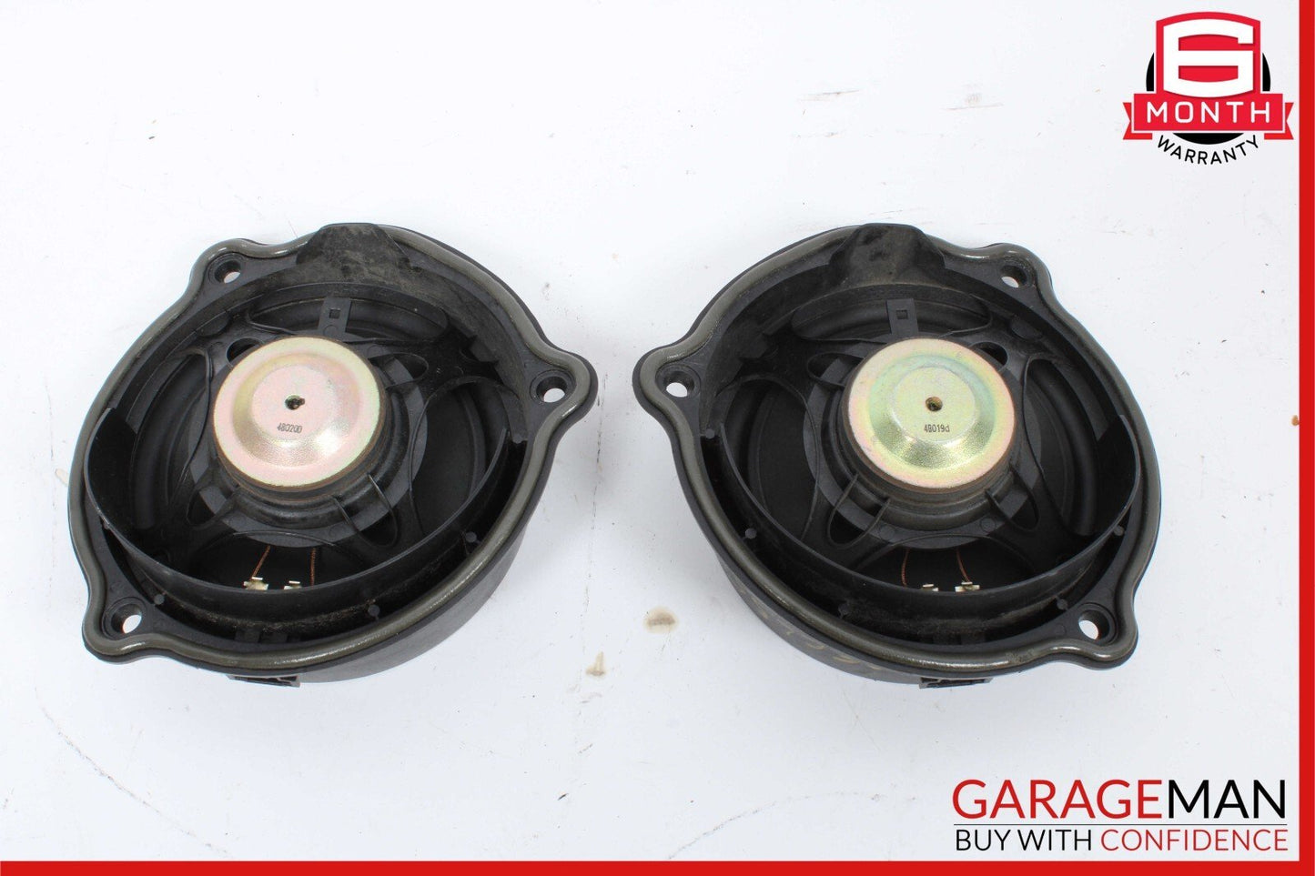 06-11 Mercedes W219 CLS500 Right & Left Side Door Sound Audio Speakers Set of 2