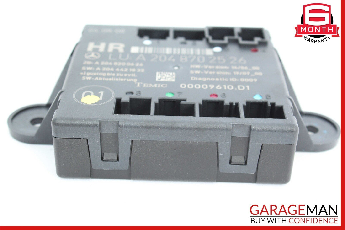 08-14 Mercedes W204 C280 C350 Rear Right Side Door Control Module 2048702526 OEM