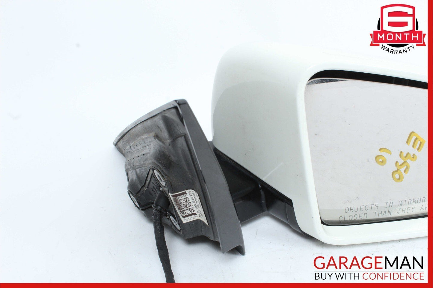 10-13 Mercedes W207 E350 E63 AMG Front Right Side Mirror Door Rear View White