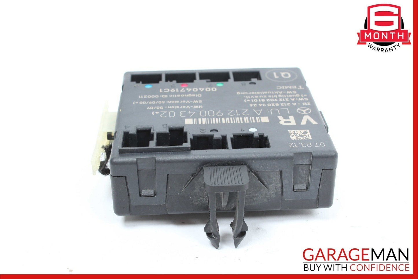 08-18 Mercedes W204 C250 Front Right Side Door Control Module 2129004302 OEM