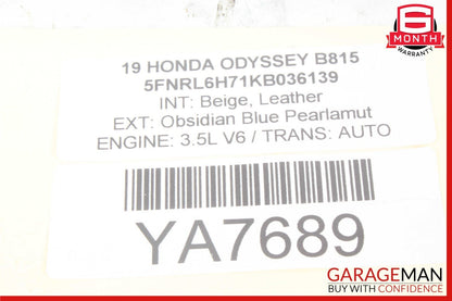 18-20 Honda Odyssey Rear View Backup Parking Assist Camera OEM