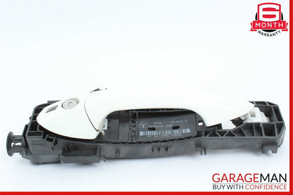 12-15 Mercedes W204 C250 Front Left Driver Side Exterior Door Handle White OEM
