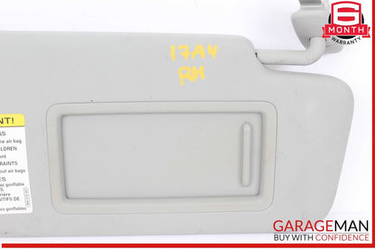 17-24 Audi A4 Front Right Passenger Side Sun Visor Sunvisor Gray 8H0010501 OEM