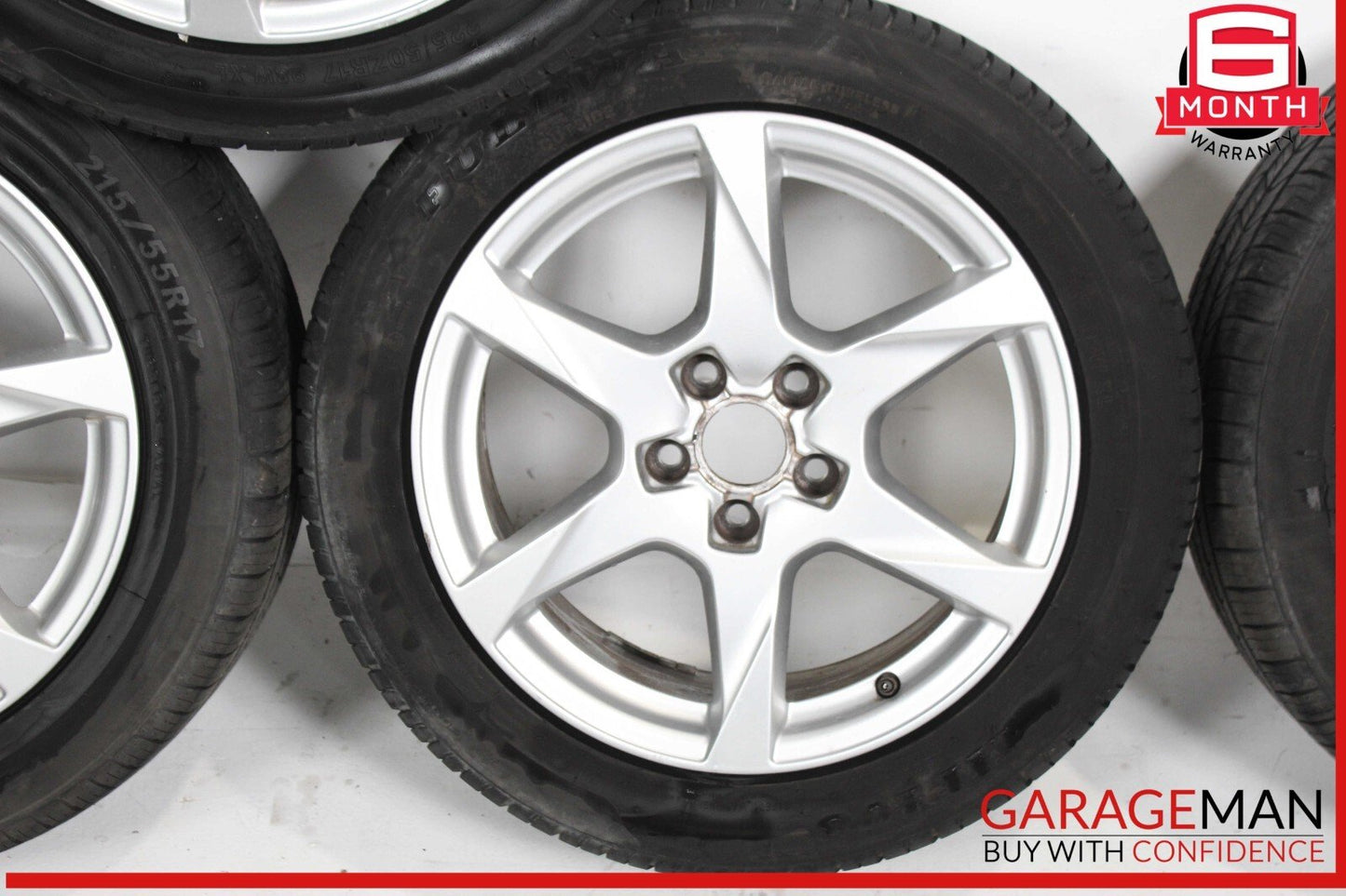 09-11 Audi A4 Complete Wheel Tire Rim Set of 4 Pc 7.5 x 17 OEM