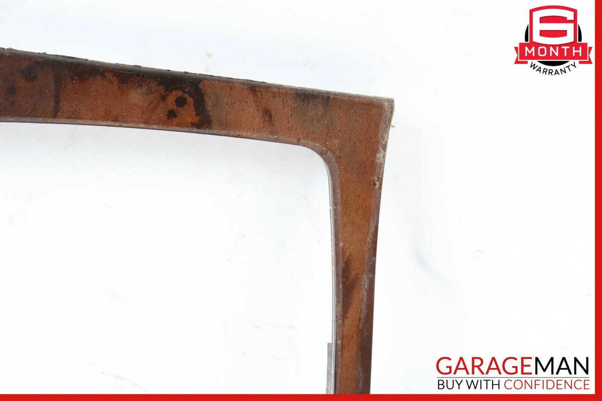 08-14 Mercedes C250 E350 E550 Center Console Shift Shifter Bezel Trim Wood OEM