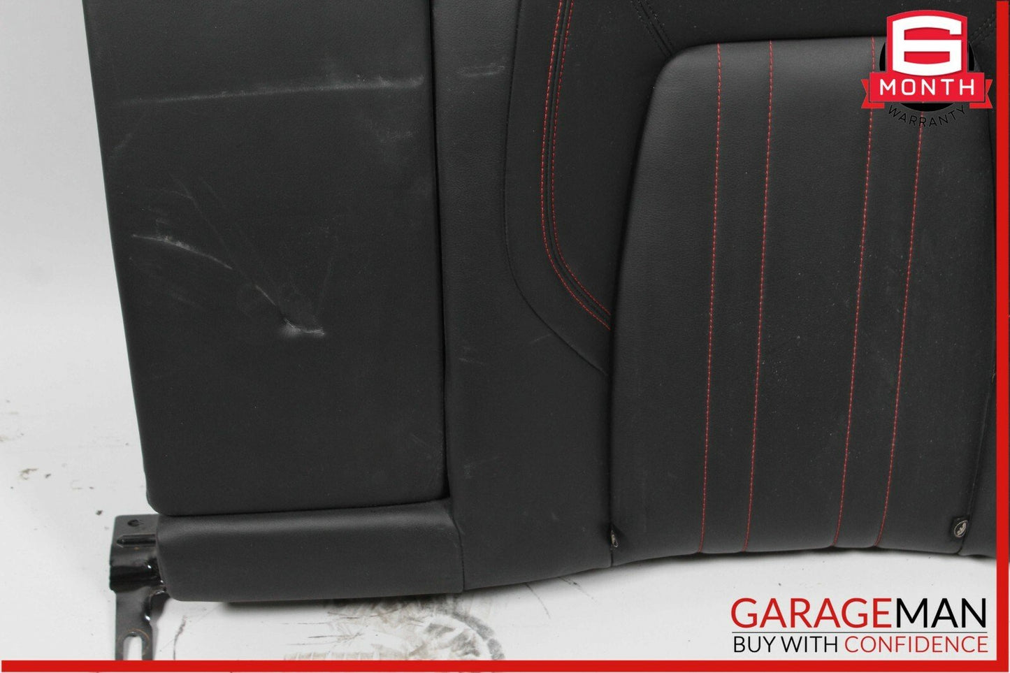 14-17 Maserati Ghibli Rear Left Side Top Upper Seat Cushion Cover Assembly Black