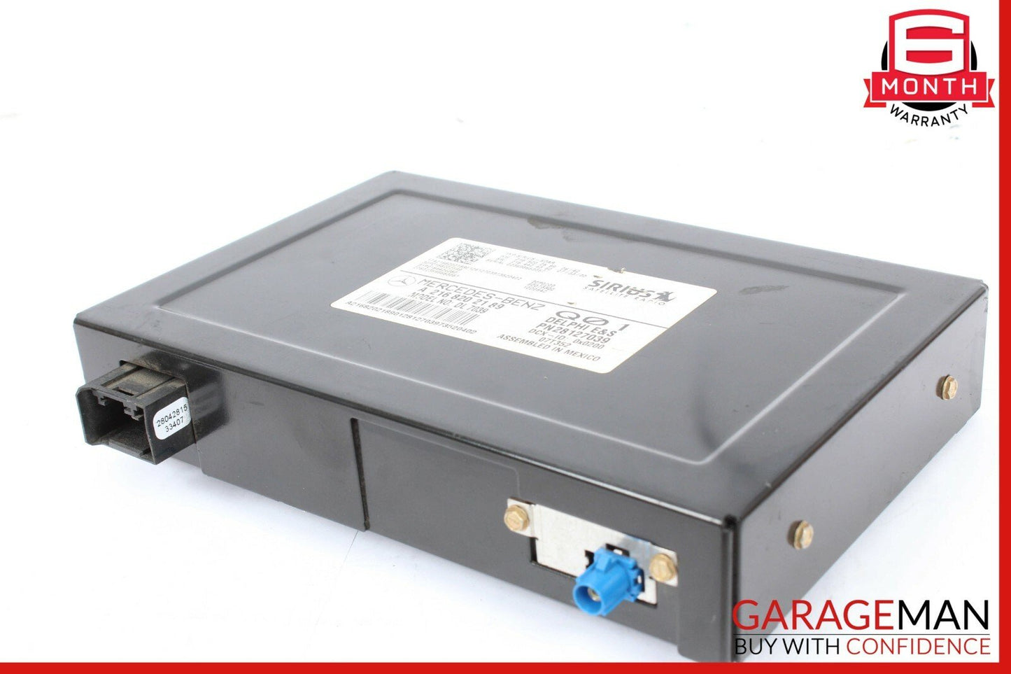 07-11 Mercedes W204 C350 S550 Sirius Satellite Radio Module Receiver DL 7039