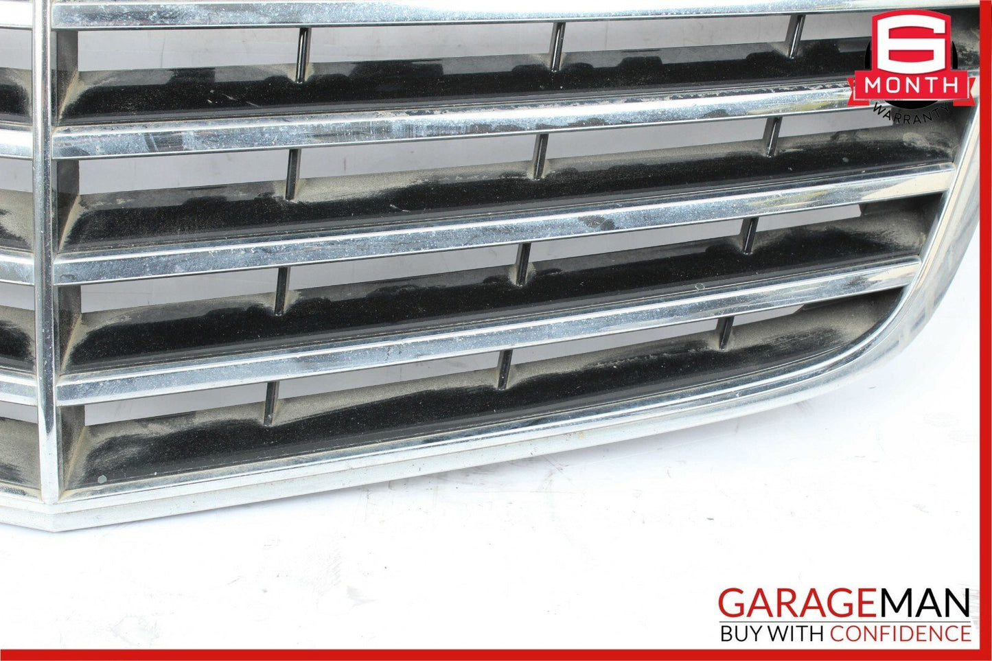 07-09 Mercedes W211 E320 E550 Front Center Bumper Grill Grille Trim Cover Panel