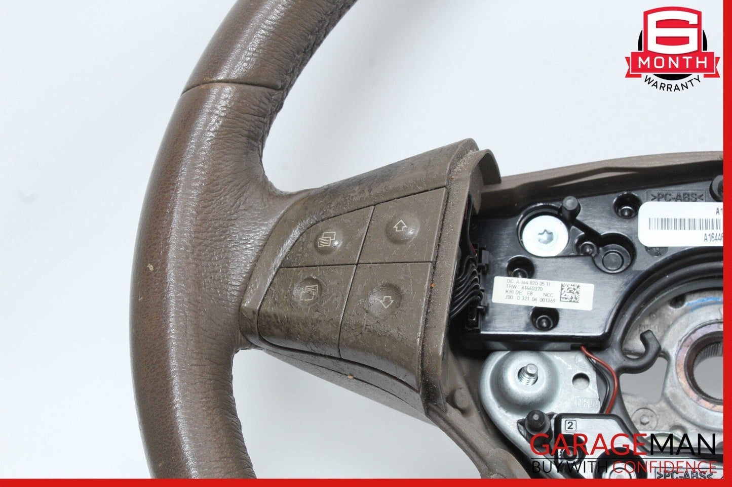 06-09 Mercedes W251 R350 4MATIC 4 Spoke Steering Wheel Black OEM