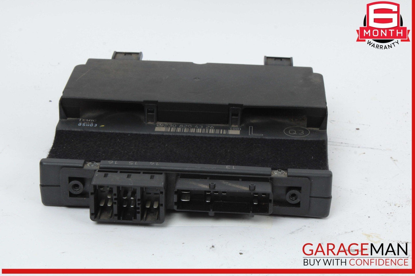 03-12 Mercedes R230 SL500 SL55 AMG Front Left Under Seat Control Module Unit OEM